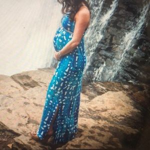 Cynthia Rowley maxi dress perfect for maternity